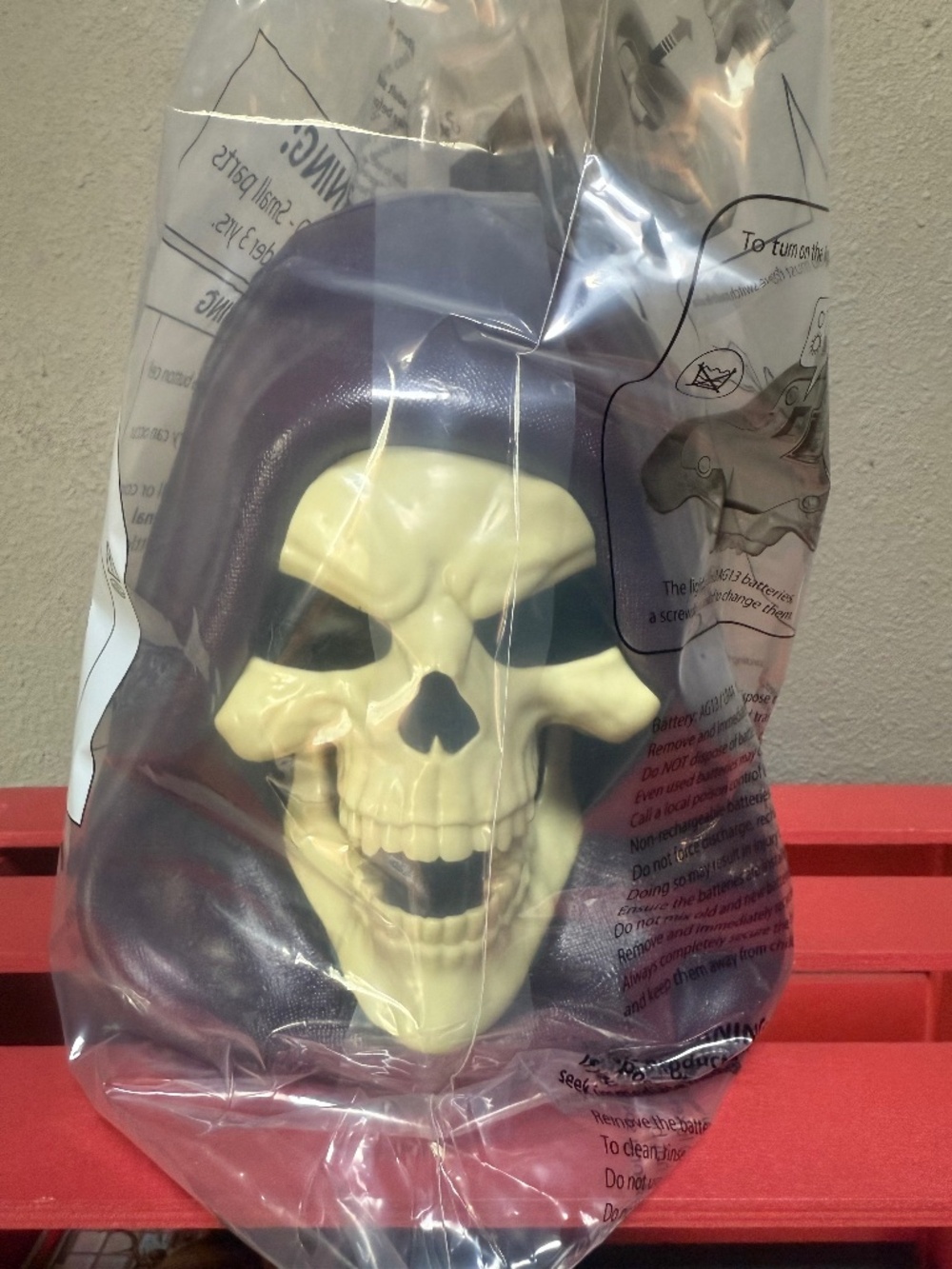Masters Of The Universe Light-Up Skeletor Head Popcorn Bucket AMC Exclusive NEW